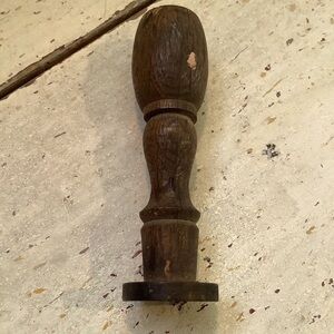 Vintage Antique Wooden Political Election Stamp